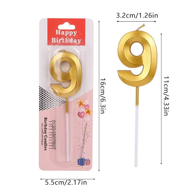 Bougie d anniverssaire en chiffre HE-9962